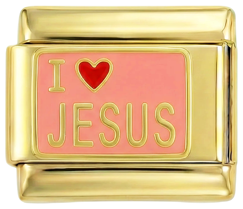 I Love Jesus on Pink Plate on Gold - I-Love-Jesus-on-Pink-Plate-on-Gold.png