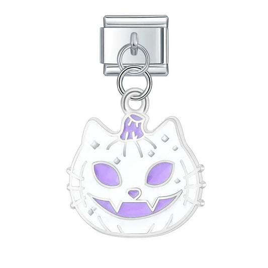 Evil White Cat - Charms Official