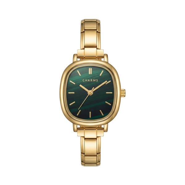 Capri Watch Gold – Emerald Dial Edition