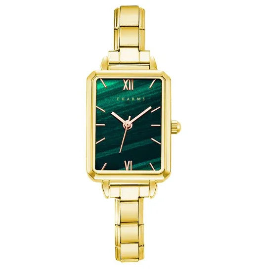 Como Watch Gold – Emerald Dial Edition