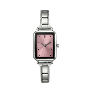 Como Watch Silver – Pink Dial Edition