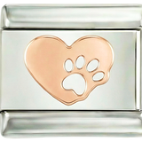 Rose Gold Heart with Cat Paw - rose-gold-heart-with-cat-paw.png